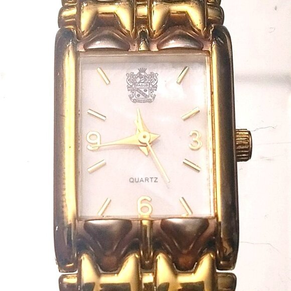 Vintage Paolo Gucci Quartz Watch Vintage Gold Tone Stainless Steel Caseback main image 11